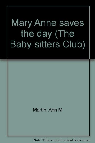 Mary Anne Saves the Day [Large Print] 0942545753 Book Cover
