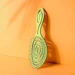 Ninabella Detangle Hair Brush for Women & Men - Does not Pull - Straightening Brushes for Straight & Curly Hair - Unique Spiral Detangling Hairbrush - Lime Green - Image 5