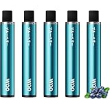 WOO 電子タバコ ベイプ 使い捨て VAPE 12500回吸引可能 禁煙グッズ 爆煙 大容量 持ち運び便利 減煙&禁煙補助に最適 ニコチンなし タールなし ブルーベリー
