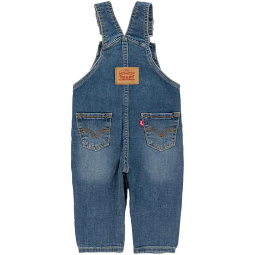 Peto vaquero azul niño Levi's en algodón resistente ajustable 2