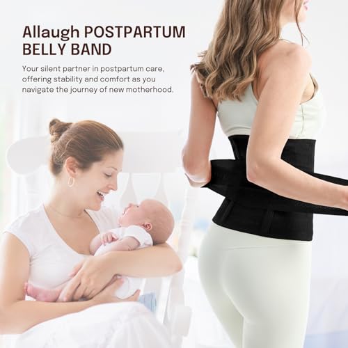Allaugh Faixa de barriga pós-parto para mulheres: Cinto de compressão pós-cirurgia para fichário abd