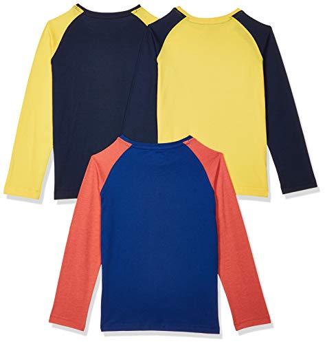 Image of Amazon Brand - Jam & Honey Boy's Regular Fit T-Shirt (Pack of 3)