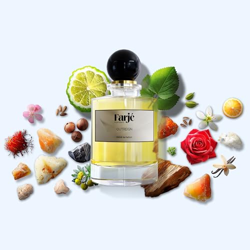 Farjé Perfumes Outreign | Inspired by Outlands | Finest Niche-Quality Ingredients | Extrait de Parfum Long Lasting | Unisex Citrus Spice and Rose (50ml)