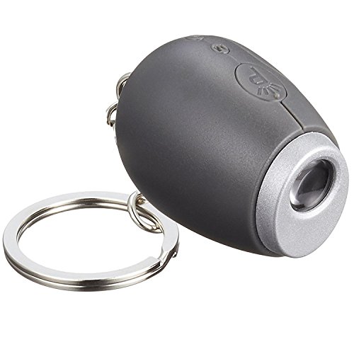 M·SY Réveil Projection Plafond, Reveil Projecteur LED Affichage avec Porte-clés Horloge Projection (Noir)