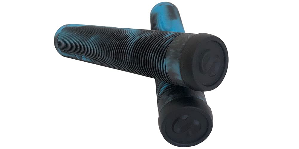 SCT USA Twisted Scooter Bar Grips High Rebound Rubber Bar Ends -Soft 160 mm Long