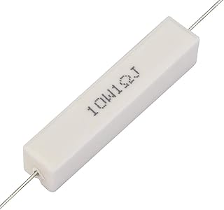 10 Watt 1 Ohm Resistor 10W 1 Ohm Resistor Ceramic 10Pcs Speaker Divider Resistor Kit Speaker Divider Cement Resistor 10W 1 Ohm (1 Euro)