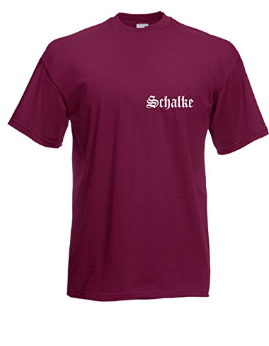 Camiseta de Schalke burdeos L