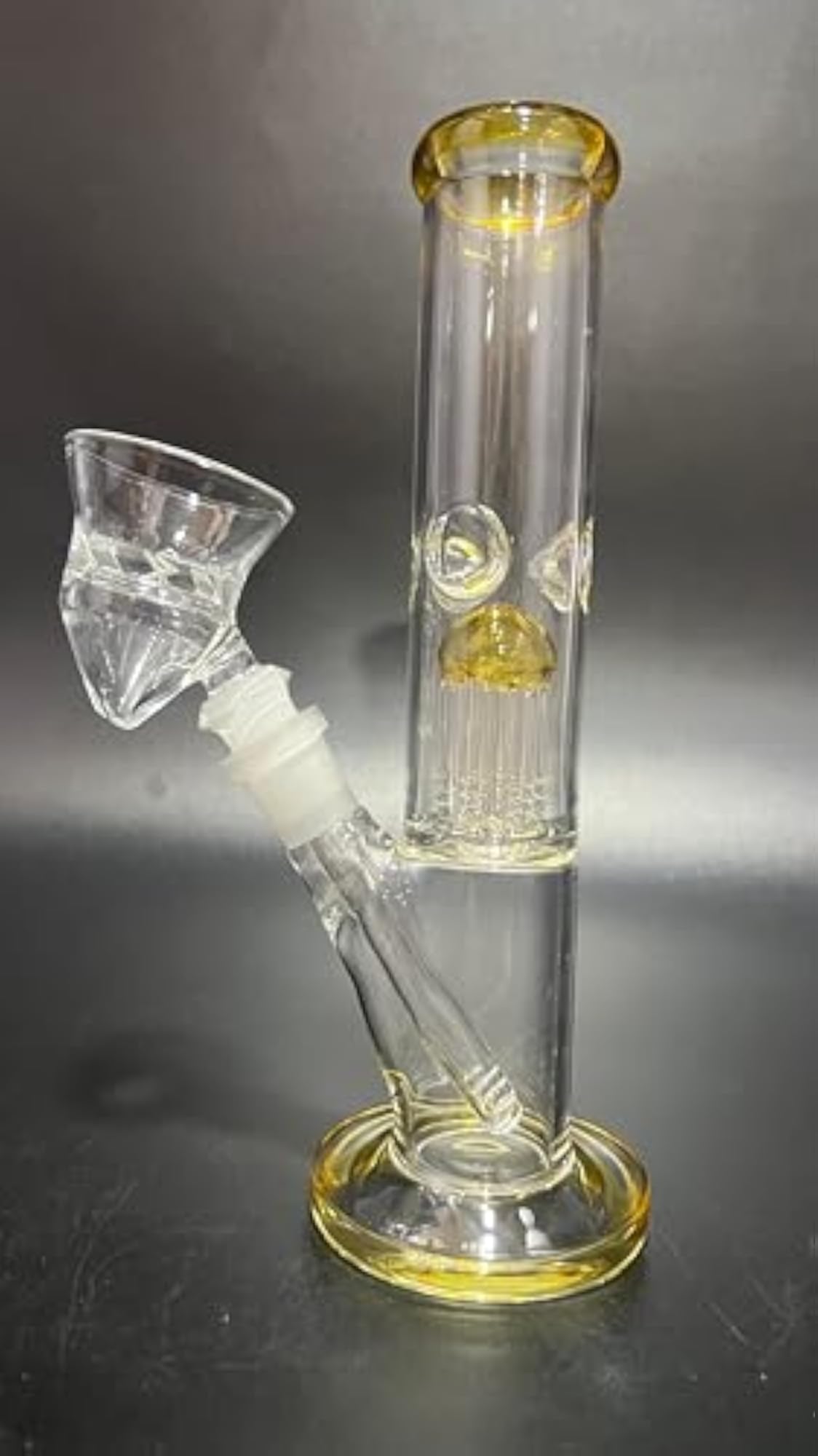 Colored Glass Water Pipe with Percolator