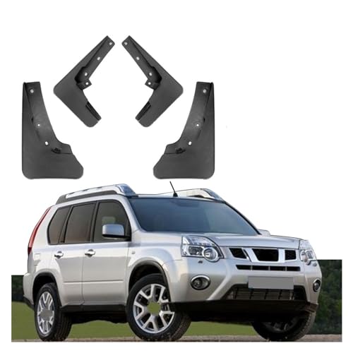 フェンダー 4 個エクストレイル T31 2008 2009 2010 2011 2012 2013 スプラッシュガード車のスタイリングフロントリアマッドフラップ