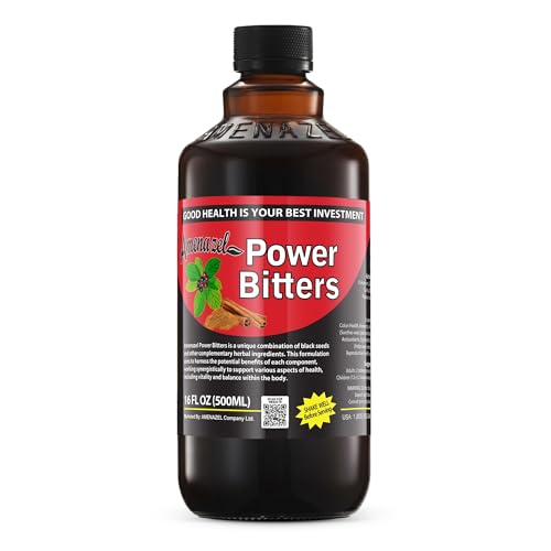 Amenazel Organic Power Bitters 16 fl oz.
