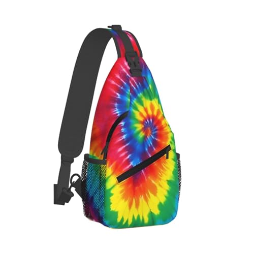 Morrales unisex Tie Dye Negro para senderismo miniatura 2