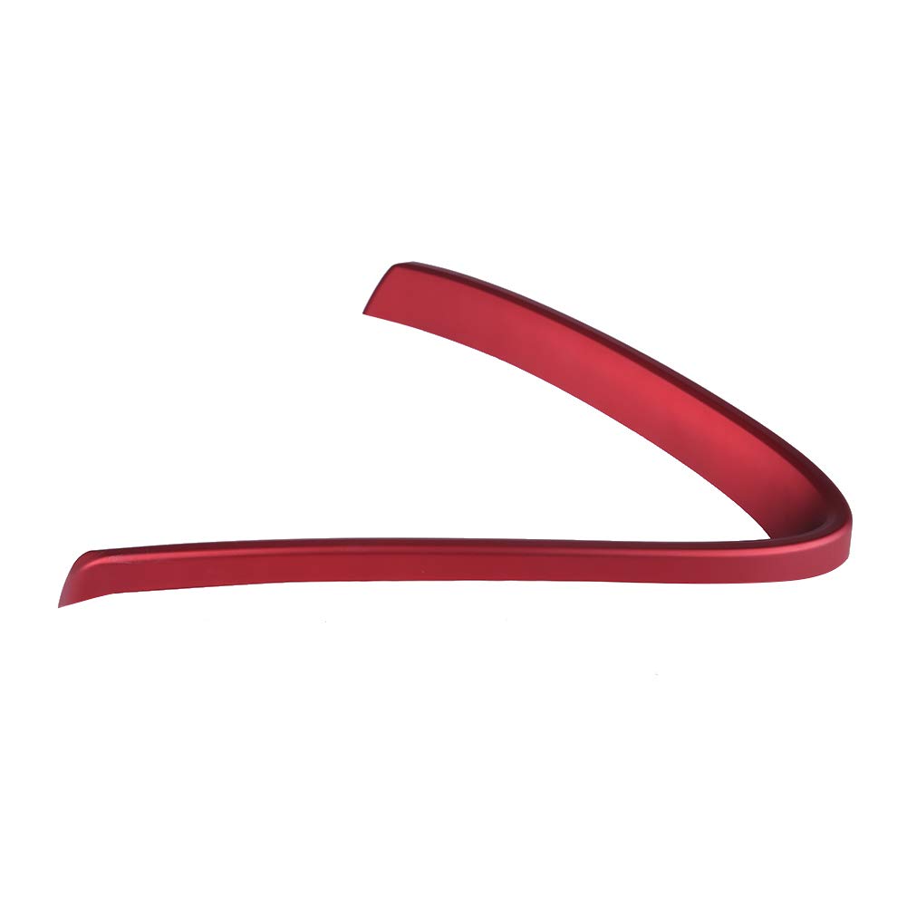 BRRNOO Elegante Rivestimento della Copertura della Griglia a Forma di V in ABS Rosso per 2017 2018 Installazione Semplice e