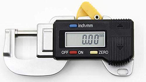 Calibrador digital horizontal para espesores 0.01-12 mm con resolución 0.01 mm y precisión ±0.03 mm miniatura 1