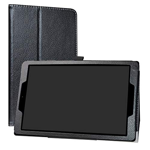 Labanema Chuwi HiPad Funda, Slim Fit Carcasa de Cuero Sintético con Función de Soporte Folio Case Cover para Chuwi HiPad 10.1 Pulgadas Tablet - Negro