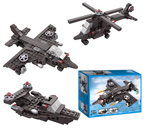Magicwand Lego Compatible Construction Learning Blocks Set for Kids【404 Pcs】【Multi-Colored】 (3-in-1 Aircraft【177 Pc 】) (B07HFB3PHH) Amazon Price History, Amazon Price Tracker