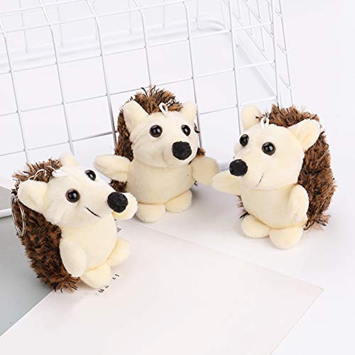 CA0boluoC - Erizo de peluche para mochila, llavero de coche, decoración colgante