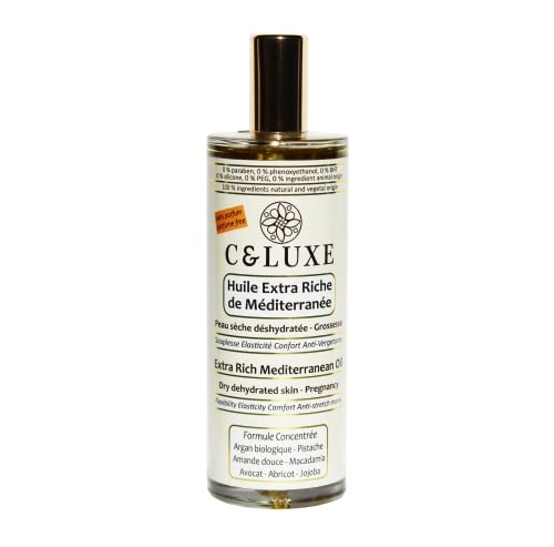 ANTI VERGETURES NARUREL, grossesse, Huile Extra riche Soin Pour la Peau 100 % naturelle, peau sèche déshydratée, hydrate, nourrit et protège votre peau 100 ml. (sans parfum) Cover
