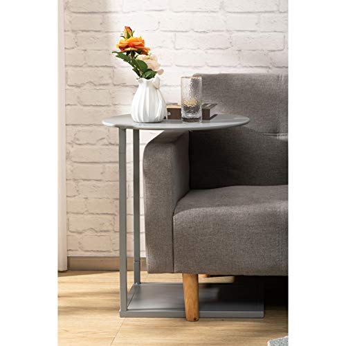 Hollyhome HMTT-28G Round&Rectangle Metal End Side Table thumb #1