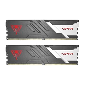 Patriot Viper Venom DDR5 RAM 32GB (2X16GB) 6400MHz CL32 1.4v UDIMM Kit de memória para jogos de desktop compatível com Intel XMP -PVV532G640C32K