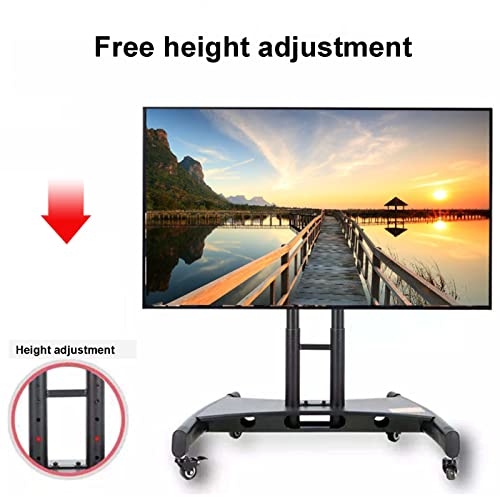 Soporte para TV móvil bajo ajustable 32-75 pulgadas miniatura 4