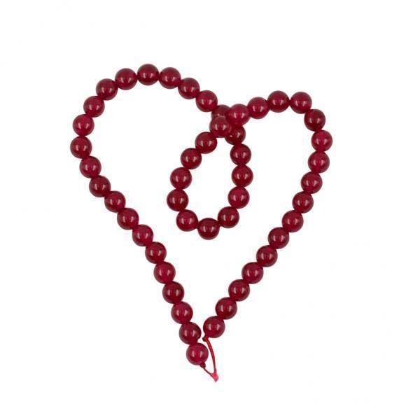 SNAPPSY 3x8mm Natural Smooth Red Jade Gemstone Round Loose Beads Strand 15'' DIY-picture-33