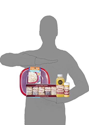 Amish Country Popcorn | 10-4 Oz Bags | Microwave Bowl And Popcorn Kernels Variety Pack With Buttery Topping And Ballpark Buttersalt | Old Fashioned, Non-Gmo And Gluten Free #TOP6