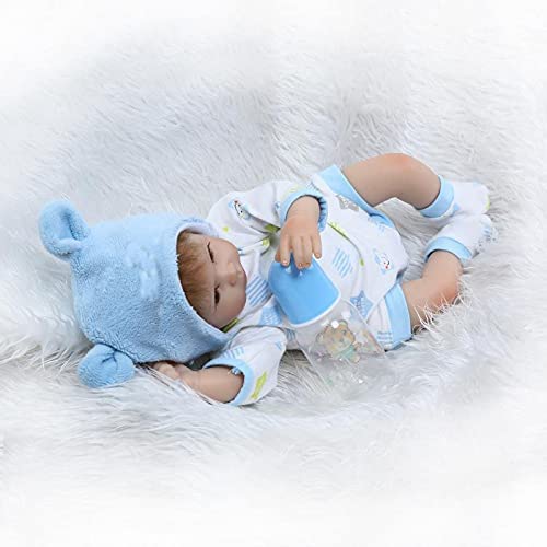 iCradle Washable Silicone Simulation Reborn Baby Doll Black African American 22