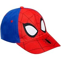 Spiderman Baseball Cap Kids Spidey Cap Summer Peaked Sun Hat Adjustable Dress Up Hat