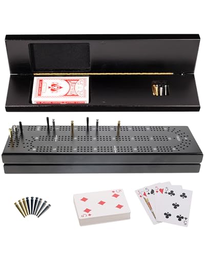 Juego de Mesa de Madera Cribbage con Almacenaje miniatura 1