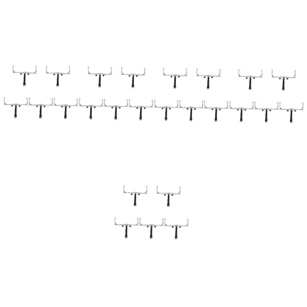 5 Stück Verstellbarer Farbrollerhalter für Müheloses Streichen von Wänden Decken und Großen Flächen Malwerkzeug für Heimwerkerprojekte Kompatibel mit Verschiedenen Farbrollen