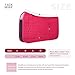Tackmore All-Purpose Square Quilted Western Saddle Pad Breathable, Shock-Absorbing Saddle Pad Comfortable Fit for Horses Magenta