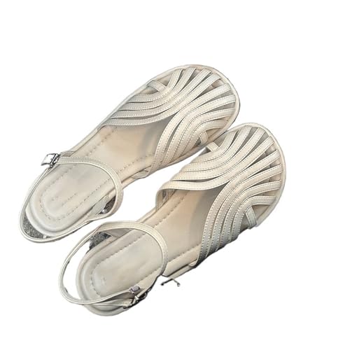 Womens Sandals Anti-slip new sandals summer retro woven casual versatile fashion sandals