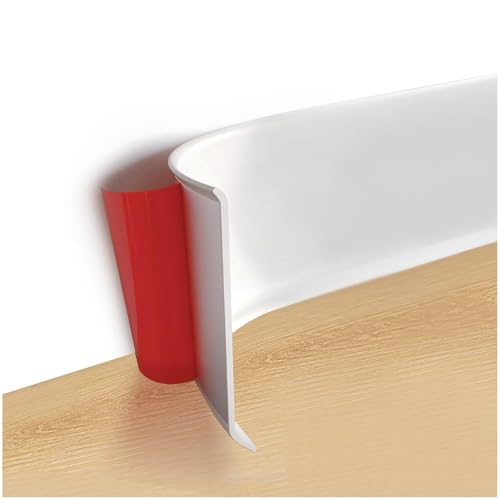 Image of Art3d 20 ft Flexible Peel and Stick Crown Molding Trim, Wall Decor, White