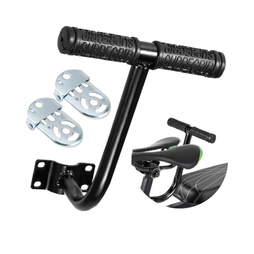 Apoio de Guidão e Pedal para Garupa Bicicleta Com Pedal Traseiro Bagageiro Infantil Supra Supply