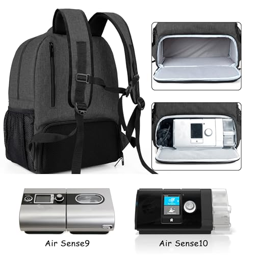 CURMIO CPAP Travel Backpack Black