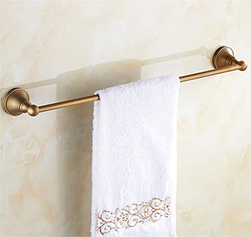 Porte-serviettes de salle de bain en cuivre véritable style luxe