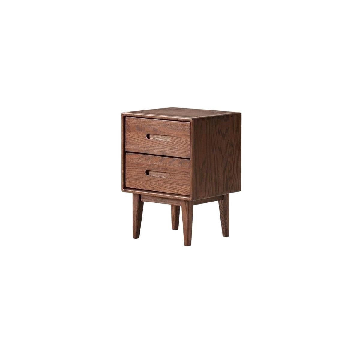 BHGFYXBS Side Tables Bedroom Nordic Oak All Solid Wood Bedside Table Modern Simple Home Chinese Style Black Walnut Color Bedside Cabinet Bedside Tables