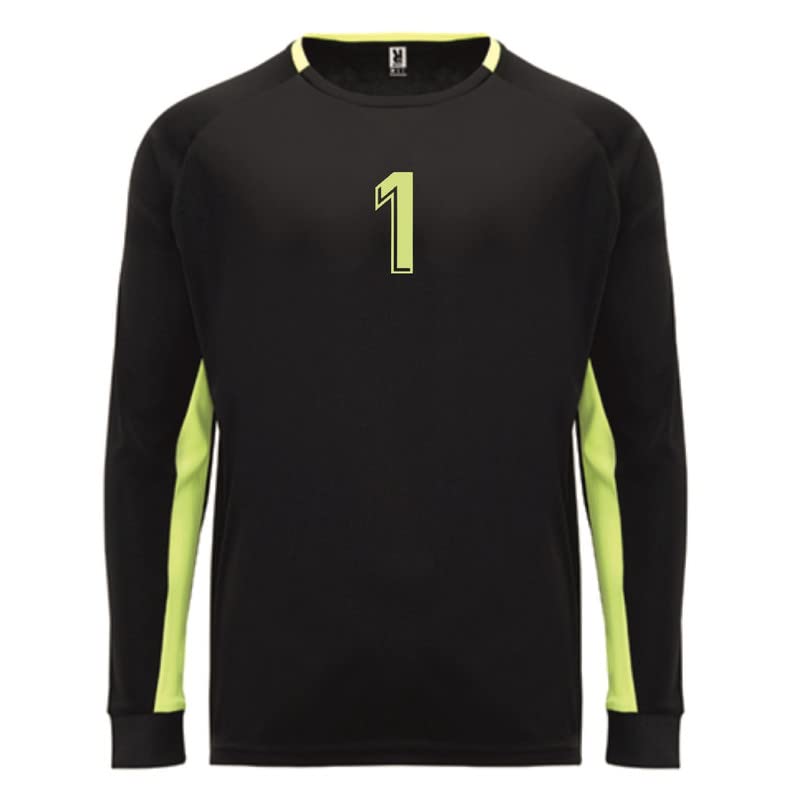 Camiseta de portero de fútbol, número 1 - para niños