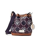 U.S. POLO ASSN. USPA Geometric Bucket Bag Navy One Size