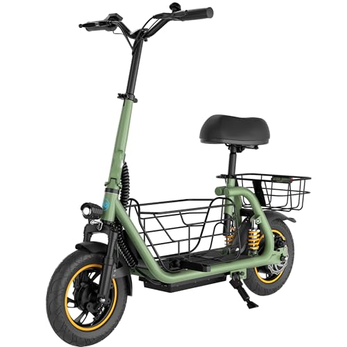 Urbanmax Mint Green Seat Electric Scooter