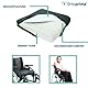 OrtoPrime Hochdichtes Antidekubitus-Kissen Viskoelastisch - 80 Kg/m3 - Orthopädisches Sitzkissen mit Memory Foam - Therapeutisches Polster Entlastet das Steißbein - Rollstuhl für Büro & Heim