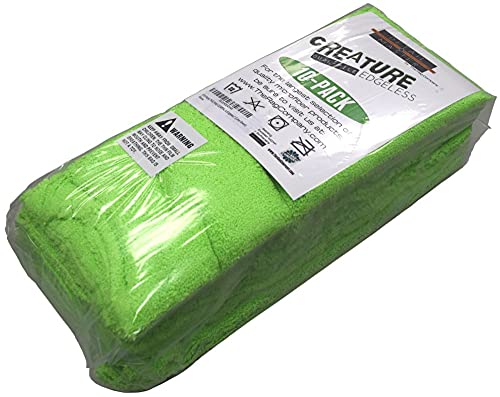 image for The Rag Company - Creature Edgeless Auto Detailing Towels (10-Pack) Pr