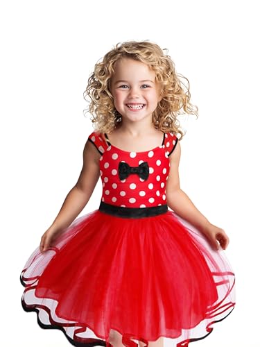 Disfraz de Ratón Rojo para Niñas 4-5 Años miniatura 3