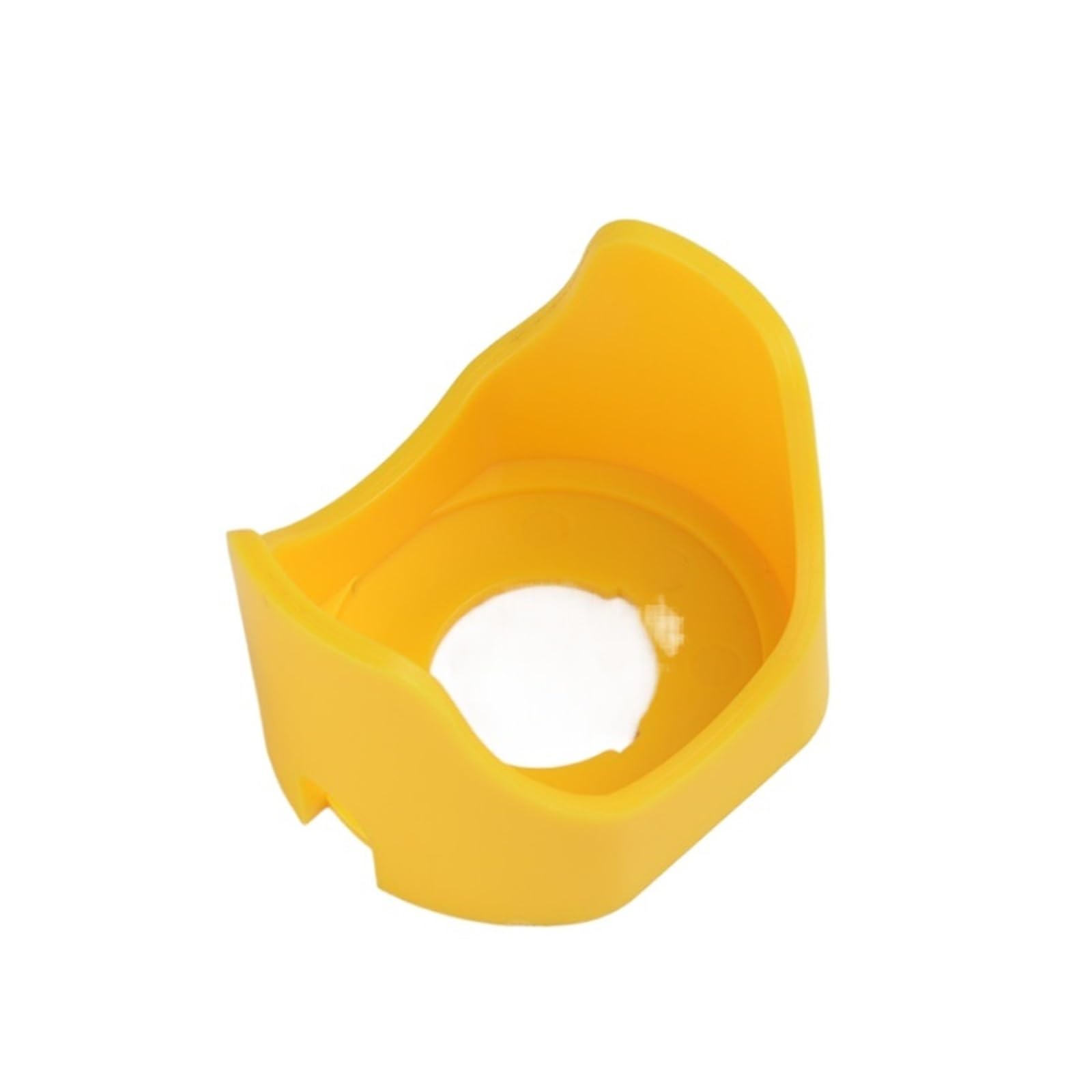 Anneau de protection Φ22 haute visibilité avec couvercle rabattable pour bouton d'arrêt