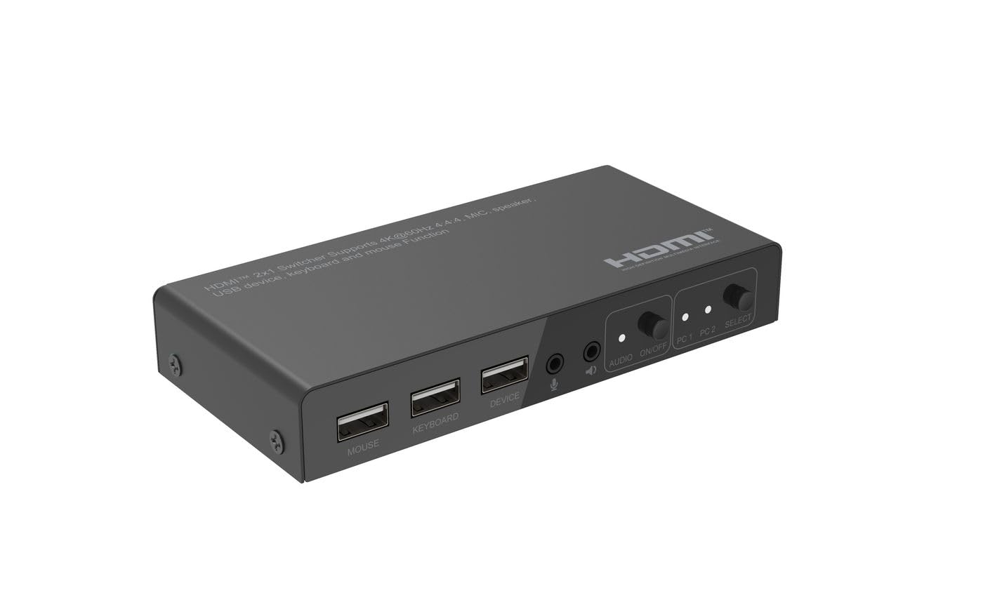 Microconnect 4K@60Hz HDMI KVM Switch, 2x1, Brand