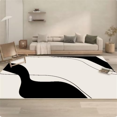 Tapis extérieur 40x60cm noir minimaliste aux finitions soignées - 2