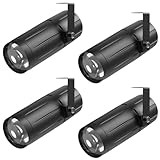 U'King 5W LED ステージライト ビームピンポットライト スポットライト パーティー・新年・舞台・演出 ・照明・ バー用 (ホワイト)