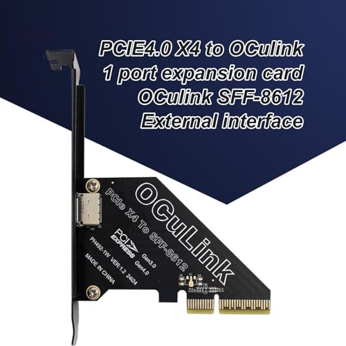 Tarjeta de expansión PCIe 4.0 externa con adaptador SSD U.2 y tarjeta elevadora PCI-E para PC 7
