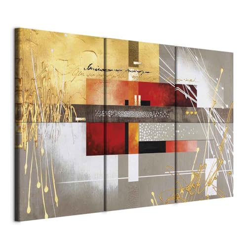 Cuadros B&D XXL - Cuadro en Lienzo 120x80 cm Abstracto...