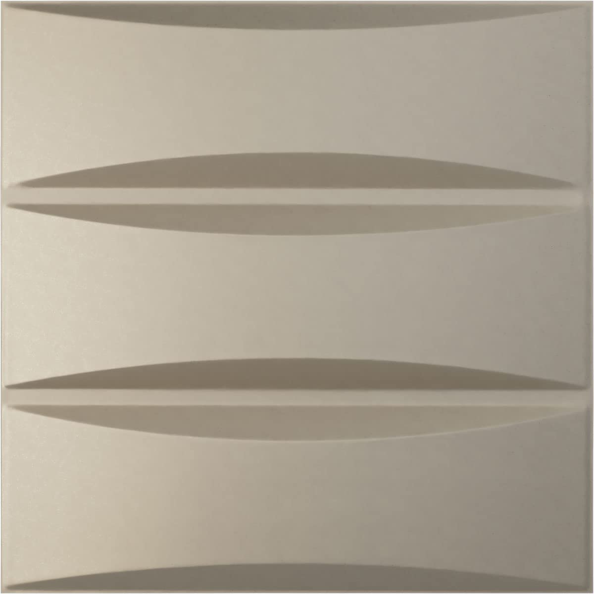 Ekena Millwork 19 5/8"W x 19 5/8"H Traditional EnduraWall Decorative 3D Wall Panel, Metallic Silver (Covers 2.67 Sq. Ft.